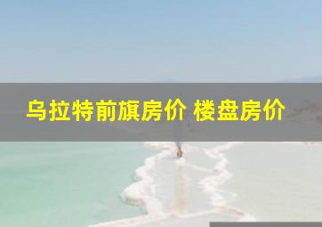 乌拉特前旗房价 楼盘房价